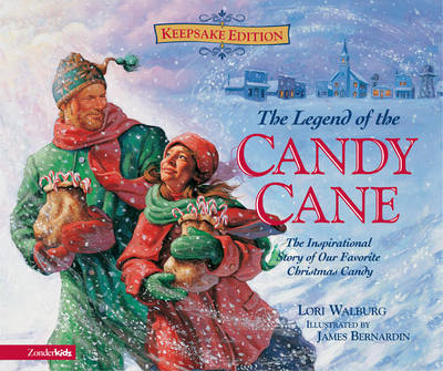 Book cover for The Legend of the Candy Cane Keepsake Book