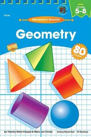 Cover of Geometry Homework Booklet, Grades 5 - 8