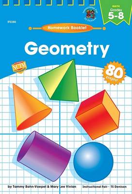 Book cover for Geometry Homework Booklet, Grades 5 - 8