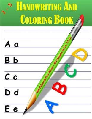 Book cover for ABCD Handwriting and Coloring Book