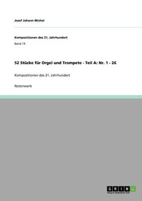 Book cover for 52 Stucke fur Orgel und Trompete - Teil A