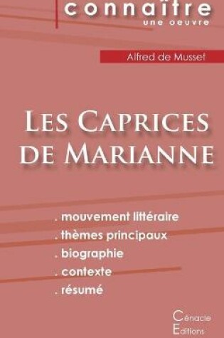 Cover of Fiche de lecture Les Caprices de Marianne de Musset (Analyse litteraire de reference et resume complet)