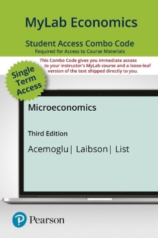 Cover of Mylab Economics with Pearson Etext -- Combo Access Card -- For Microeconomics