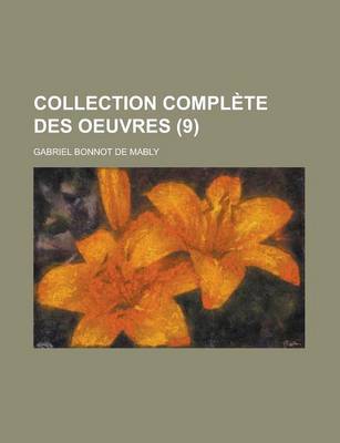 Book cover for Collection Complete Des Oeuvres (9)