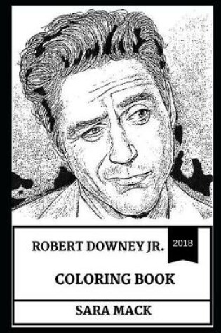 Cover of Robert Downey Jr Coloring Book