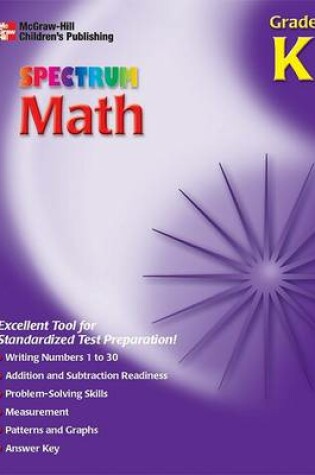 Cover of Spectrum Math, Kindergarten