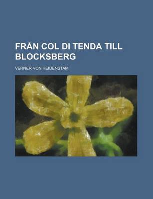 Book cover for Fran Col Di Tenda Till Blocksberg