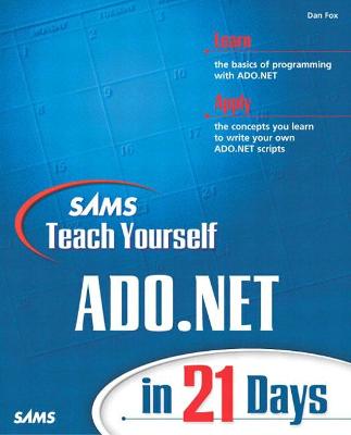 Book cover for Sams Teach Yourself ADO.NET in 21 Days