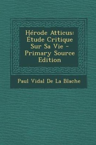 Cover of Herode Atticus