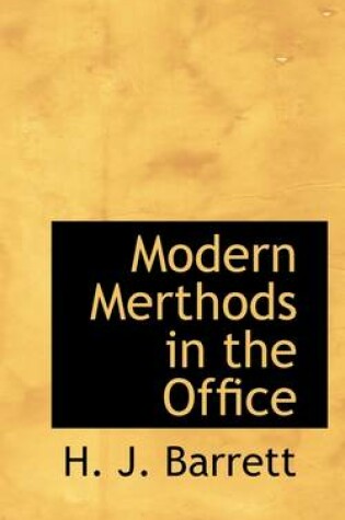 Cover of Modern Merthods in the Office