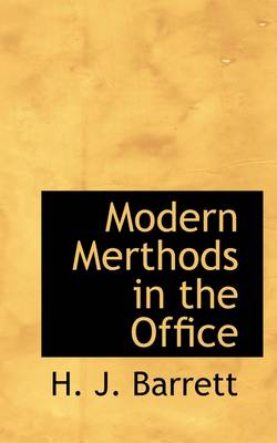 Book cover for Modern Merthods in the Office