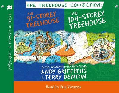 Book cover for The 91-Storey & 104-Storey Treehouse CD Set