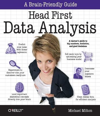 Book cover for Head First Data Analysis