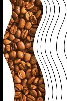 Book cover for Coffee Beans in Wave Pattern Journal