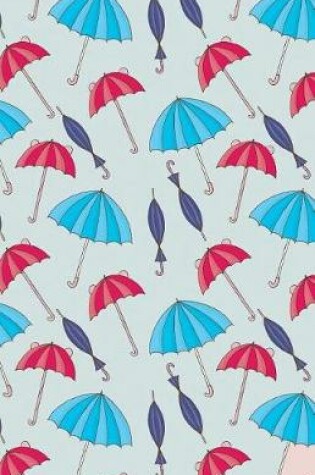 Cover of Journal Notebook Umbrellas Pattern 2