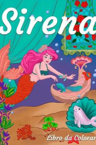 Cover of Sirena Libro da Colorare