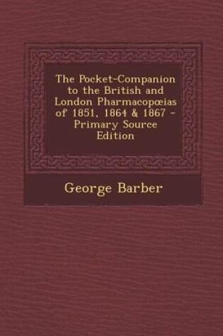 Cover of Pocket-Companion to the British and London Pharmacop IAS of 1851, 1864 & 1867