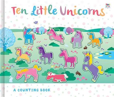 Book cover for Ten Little Unicorns