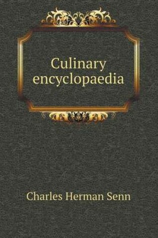 Cover of Culinary encyclopaedia