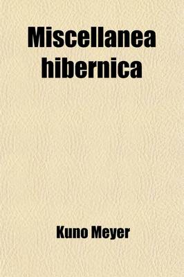 Book cover for Miscellanea Hibernica Volume 2