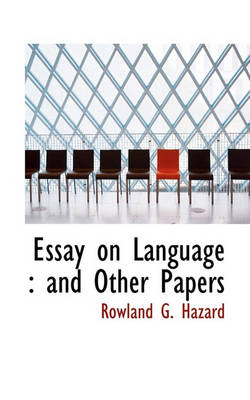 Book cover for Essay on Language