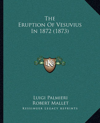 Book cover for The Eruption of Vesuvius in 1872 (1873)