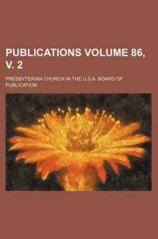 Cover of Publications Volume 86, V. 2