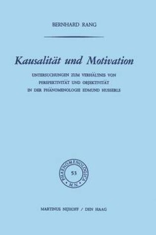 Cover of Kausalitat Und Motivation