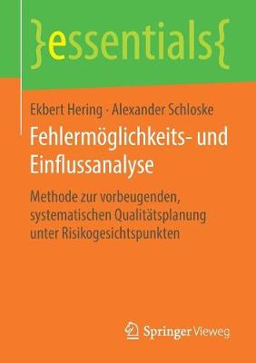 Cover of Fehlermoeglichkeits- und Einflussanalyse