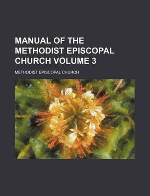 Book cover for Manual of the Methodist Episcopal Church Volume 3