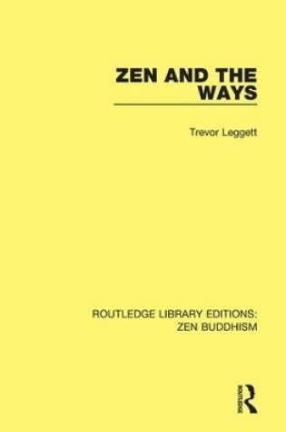 Cover of Zen and the Ways