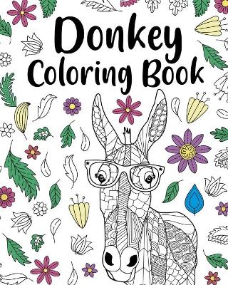 Book cover for Donkey Coloring Book