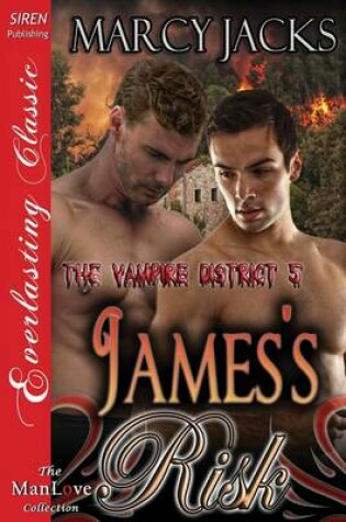Cover of James's Risk [The Vampire District 5] (Siren Publishing Everlasting Classic Manlove)