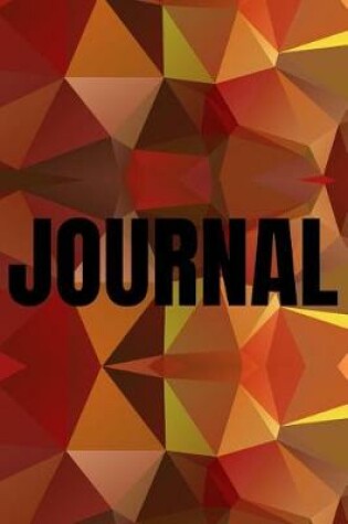 Cover of Polygonal Abstract Geometric Background Lined Writing Journal Vol. 17