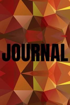 Book cover for Polygonal Abstract Geometric Background Lined Writing Journal Vol. 17