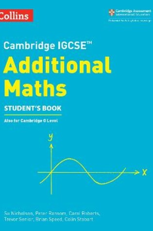 Cover of Cambridge IGCSE (TM) Additional Maths Student's Book