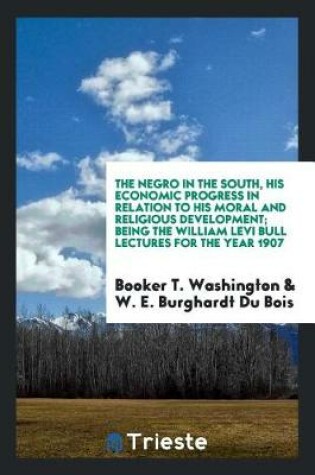 Cover of The Negro in the South, His Economic Progress in Relation to His Moral and Religious Development; Being the William Levi Bull Lectures for the Year 1907