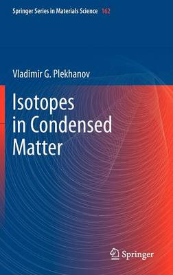 Cover of Isotopes in Condensed Matter