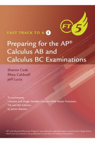 Cover of Fast Track to a 5 for Stewart's Calculus, 8th