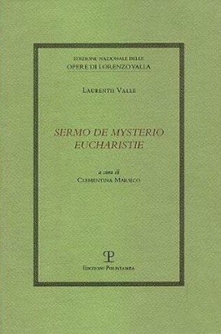 Cover of Sermo de Mysterio Eucharistie