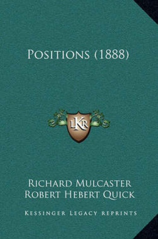 Cover of Positions (1888)