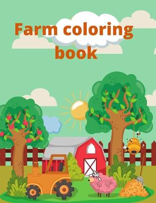 Book cover for Farm Coloring Book