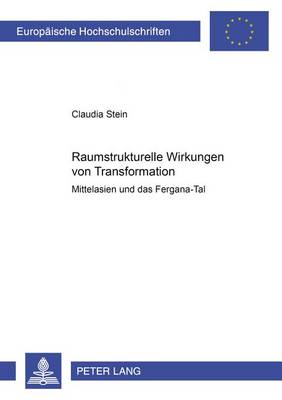 Cover of Raumstrukturelle Wirkungen Von Transformation