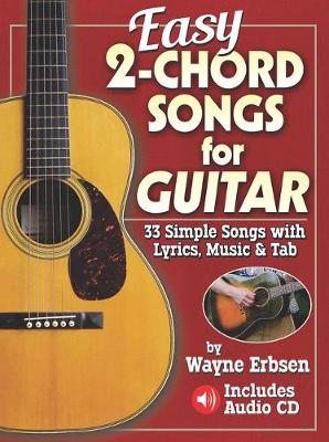 Book cover for Easy 2-Chord Songs for Guitar