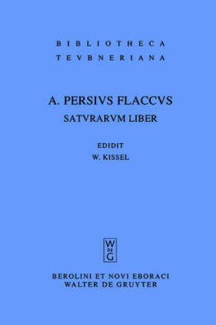 Cover of Saturarum liber
