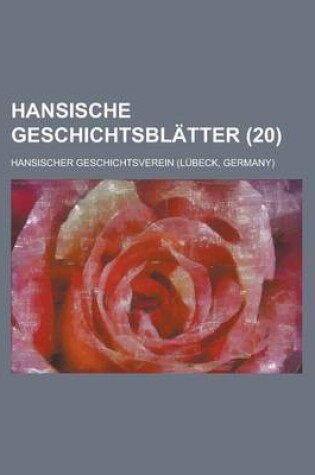 Cover of Hansische Geschichtsblatter (20)