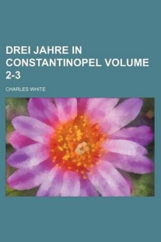 Cover of Drei Jahre in Constantinopel Volume 2-3