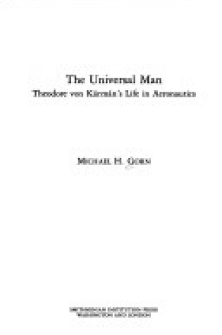 Cover of The Universal Man
