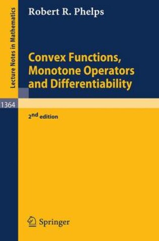 Cover of Convex Functions, Monotone Operators and Differentiability