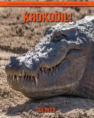 Book cover for Krokodil! Ein pädagogisches Kinderbuch über Krokodil mit lustigen Fakten